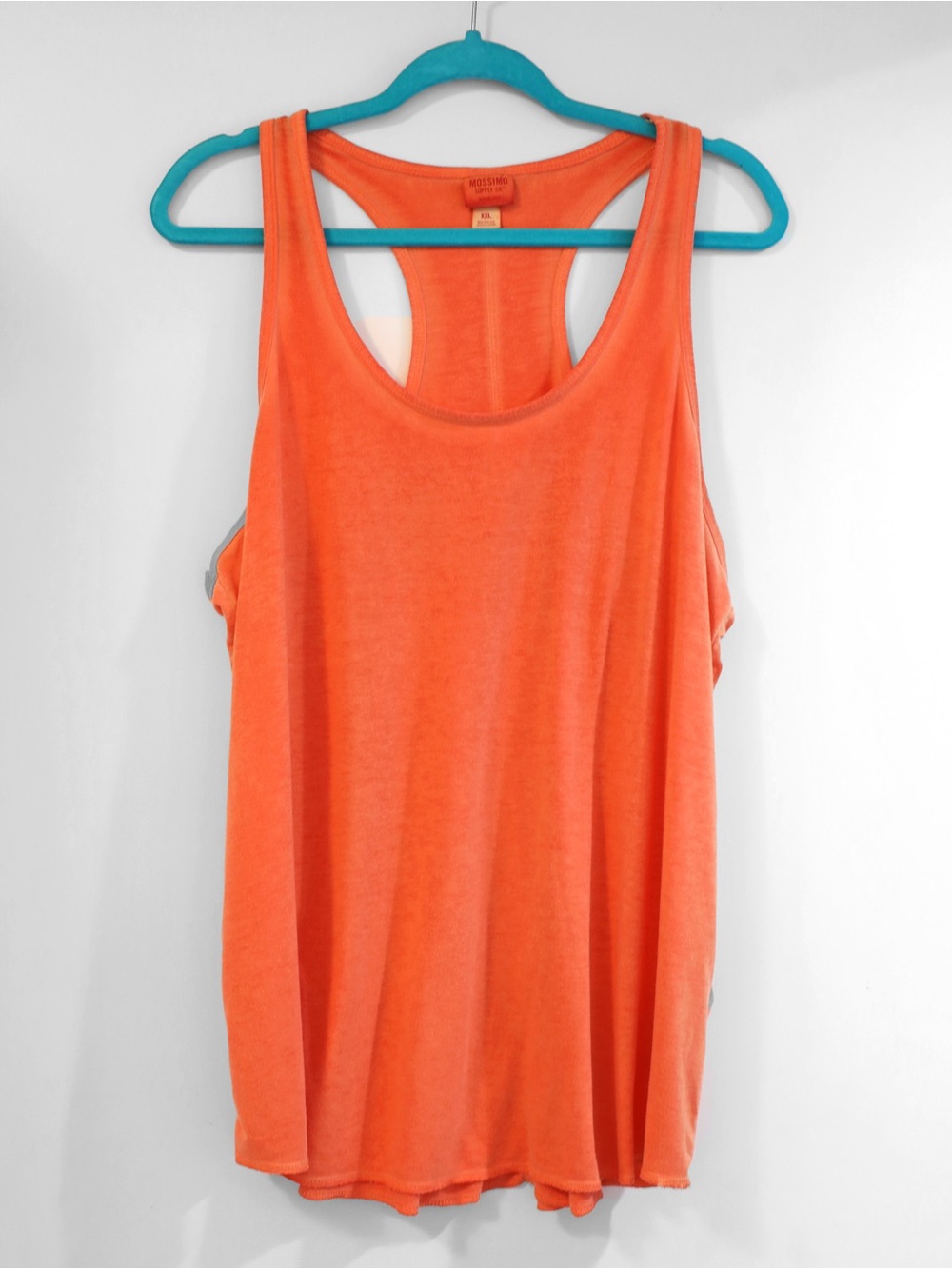 Mossimo Orange Racerback Tank Top XXL